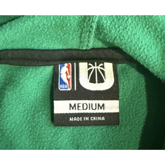 NBA Boston Celtics Hoodie Ultra Game Mens Performance Green Size Medium - Picture 4 of 6